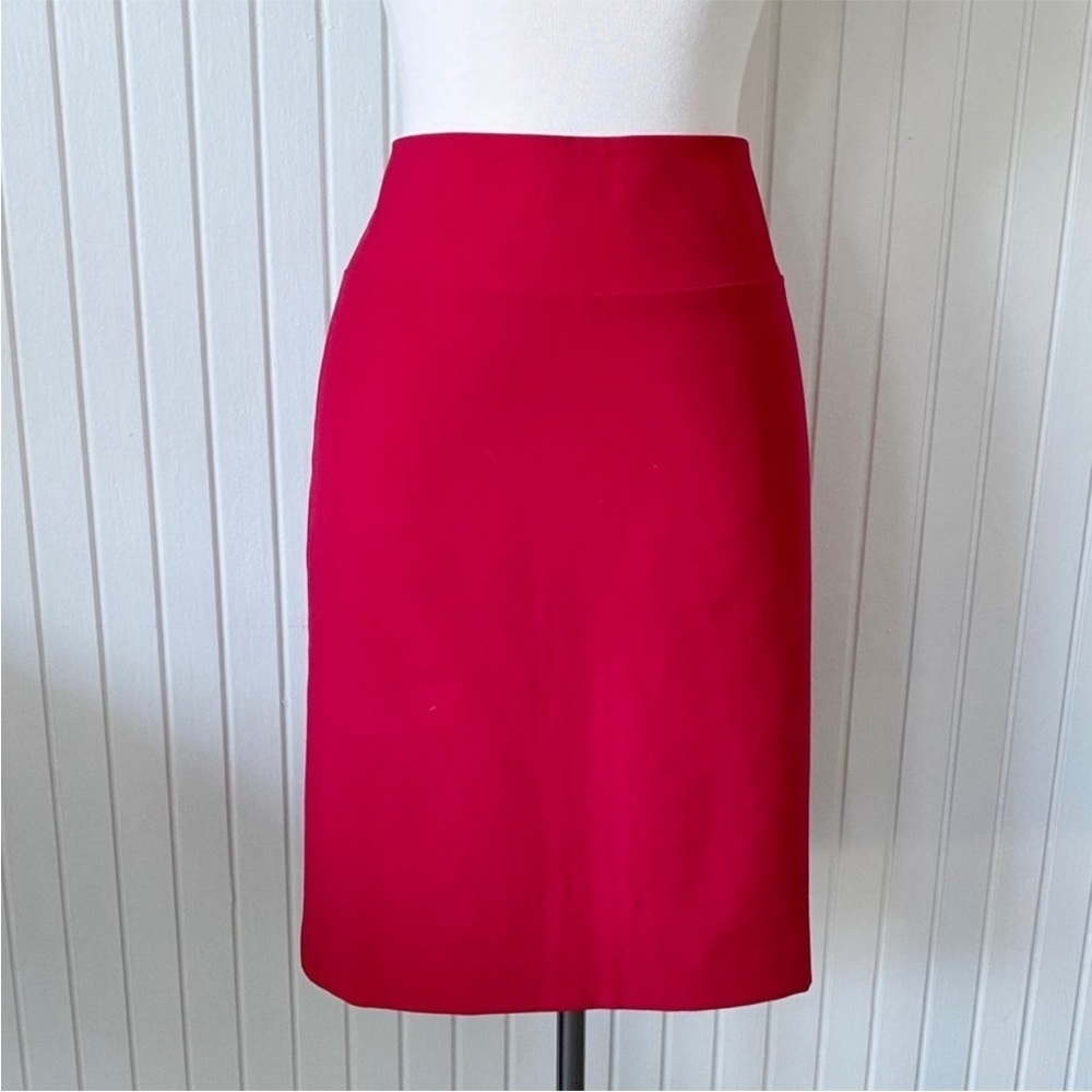 Ellen Tracy Vibrant Red Pencil Skirt Ellen Size 10